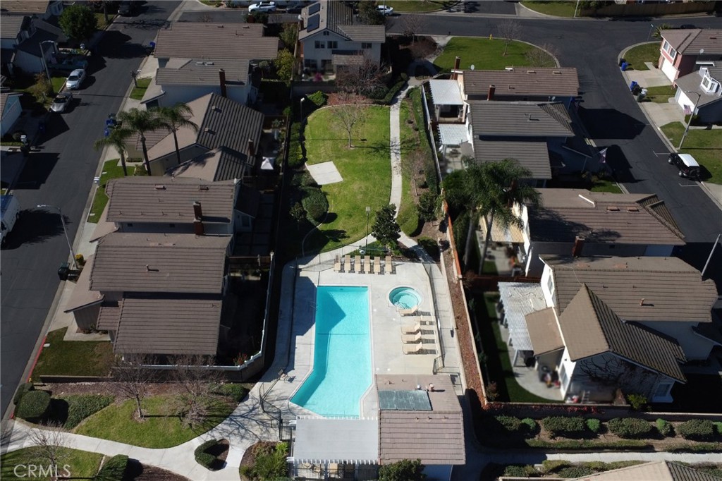 6870 Saddleback Place Rancho Cucamonga, CA 91701 - Photo 29 of 33 an aerial view of residential houses with outdoor space