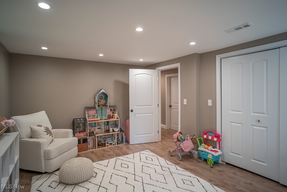 8283 Montello Road Independence, OH 44131 - Photo 15 of 41 Recreation room with light hardwood / wood-style floors