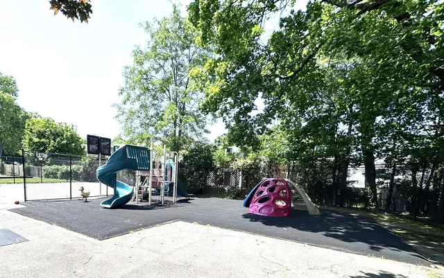 a view of outdoor space with garden and entertaining space