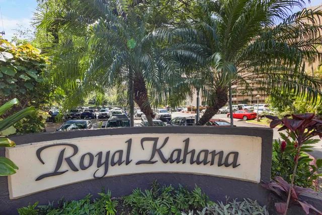 a view of street sign