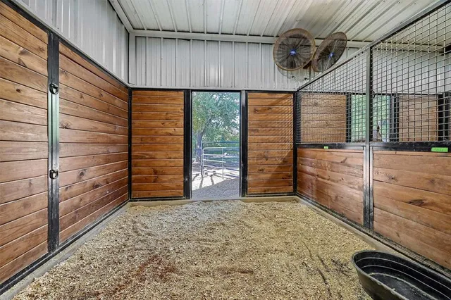 a view of a closet area with furniture
