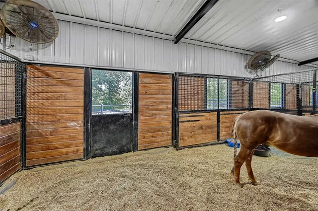 a view of a porch with furniture