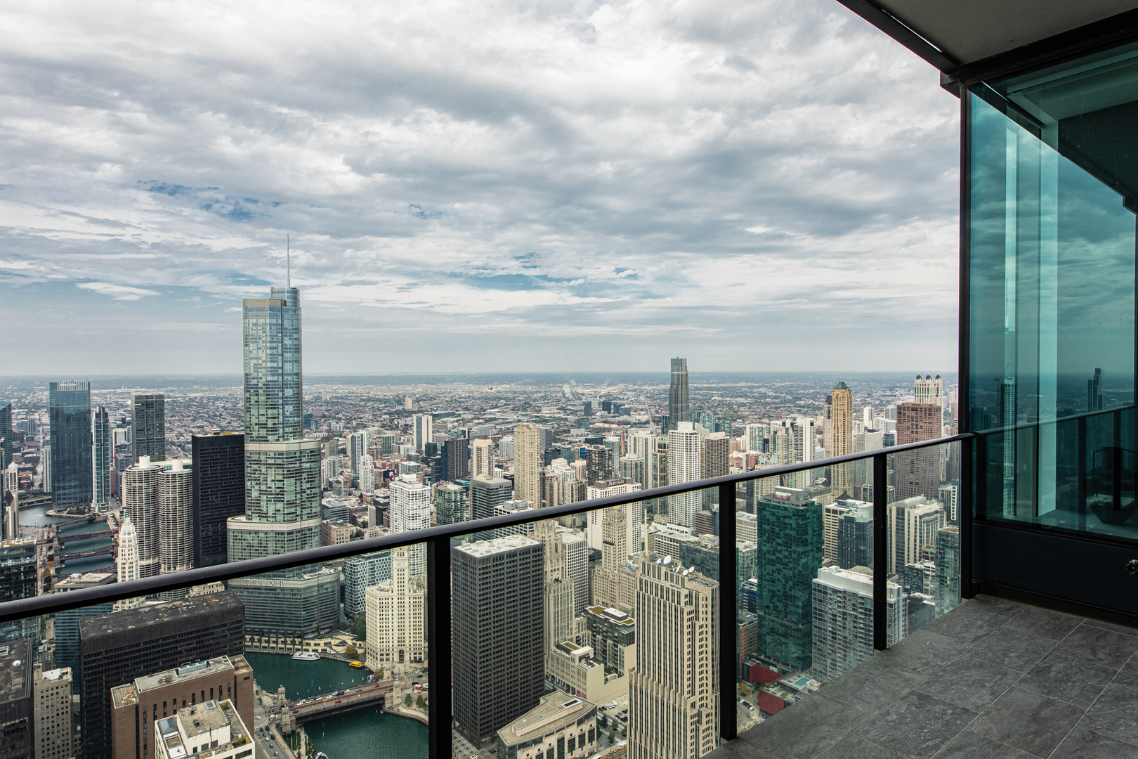 363 East Wacker Drive, Unit 8601 Chicago, IL 60601 - Photo 13 of 22 a view of a balcony next to a lake