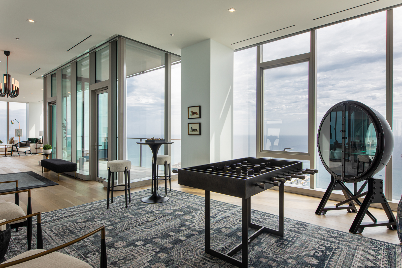 363 East Wacker Drive, Unit 8601 Chicago, IL 60601 - Photo 20 of 22 a view of a livingroom with furniture and a window