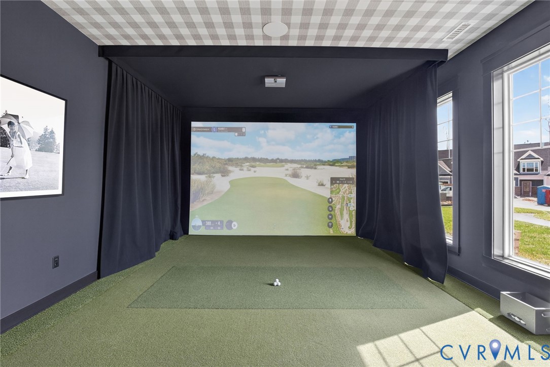 6714 Mayland Rdg Lane; Moseley, VA 23120 - Photo 20 of 26 Golf Simulator in Amenity Center