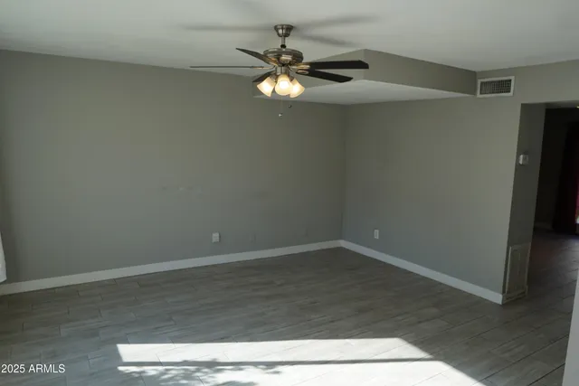 a view of wooden floor