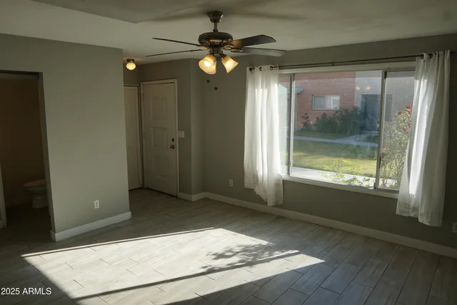 a view of livingroom with window