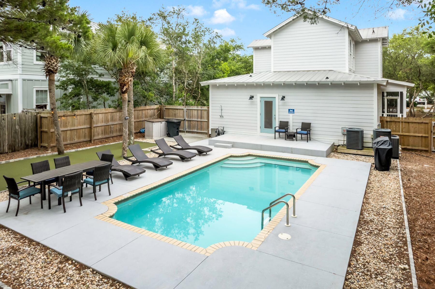 119 Clareon Drive Inlet Beach, FL 32461 - Photo 24 of 32 Backyard Oasis