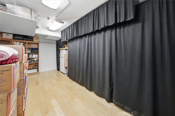 a view of yard with outdoor seating and city view