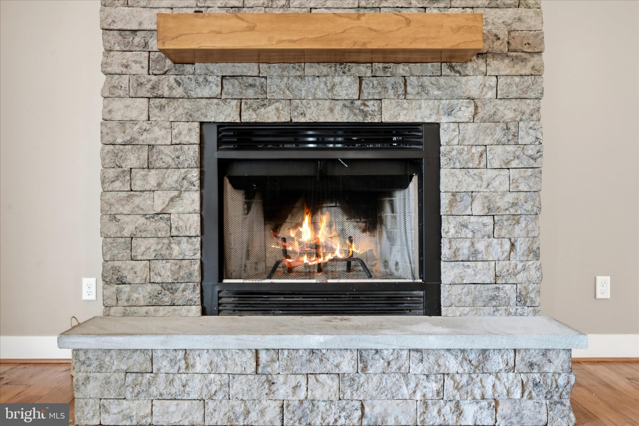 9014 Monumental Mills Road Rixeyville, VA 22737 - Photo 18 of 81 Beautiful stacked stone wood burning fireplace
