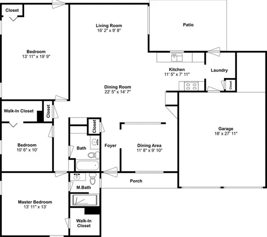 $1,695 | 6420 Scotsdale Drive, Forest Hill, TX 76119