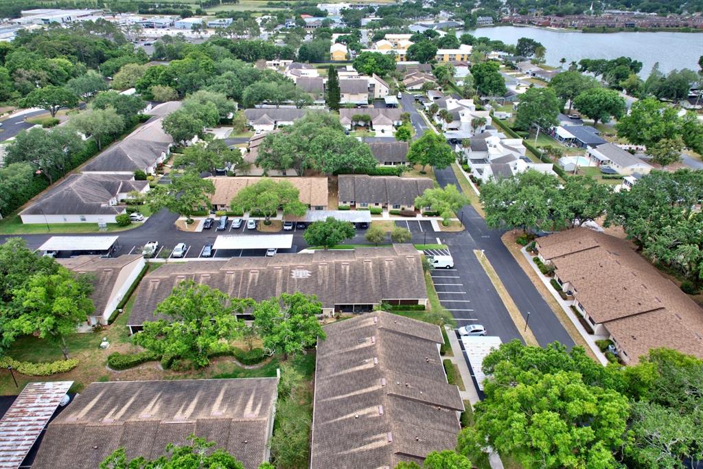 2025 Sylvester Road, Unit H2 Lakeland, FL 33803 - Photo 9 of 59 an aerial view of a house with a garden