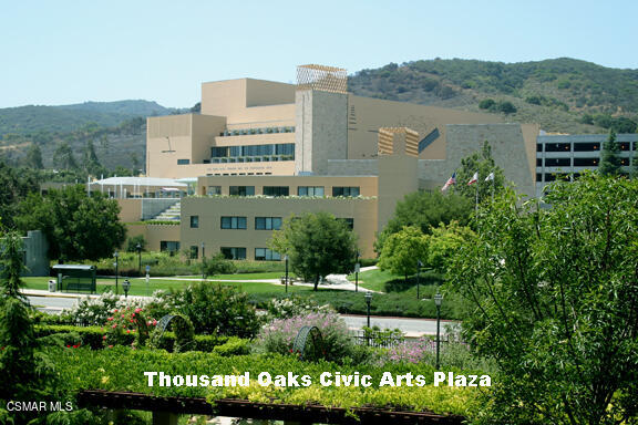 3092 Big Sky Drive Thousand Oaks, CA 91360 - Photo 47 of 66 a view of a large building with a garden and trees