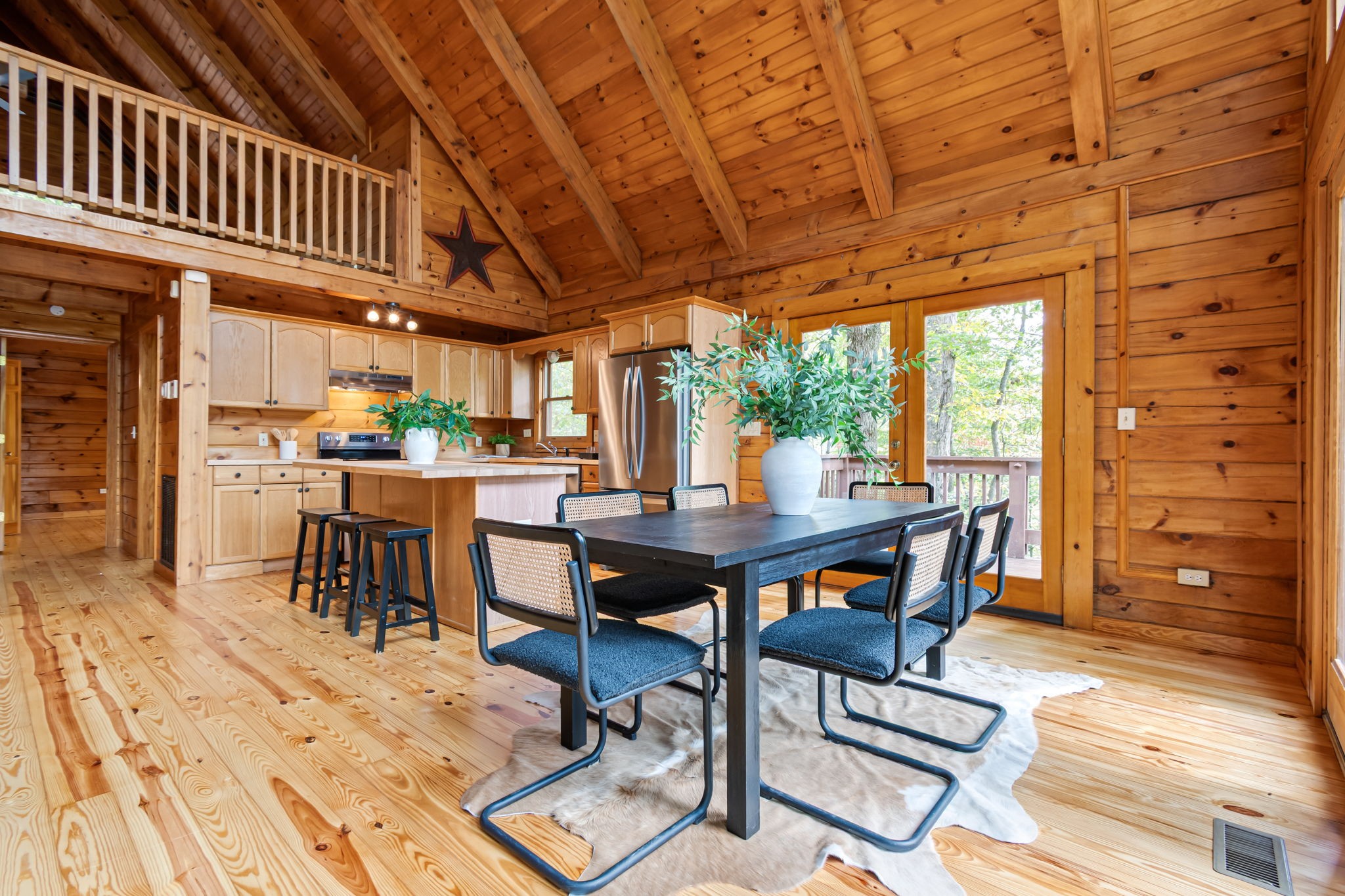5740 North Lick Creek Road Franklin, TN 37064 - Photo 22 of 100 a view of a dining room with furniture window and wooden floor