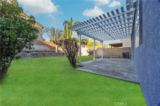 a view of a swimming pool and outdoor space