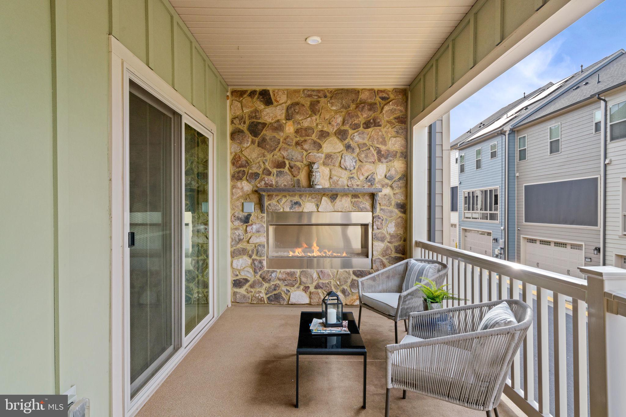 17952 Spotted Oak Road Dumfries, VA 22026 - Photo 2 of 75 Covered Rear Porch with fireplace!