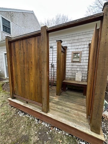 54 Frazier Way Barnstable, MA 02648 - Photo 8 of 31 a view of a house with a wooden door
