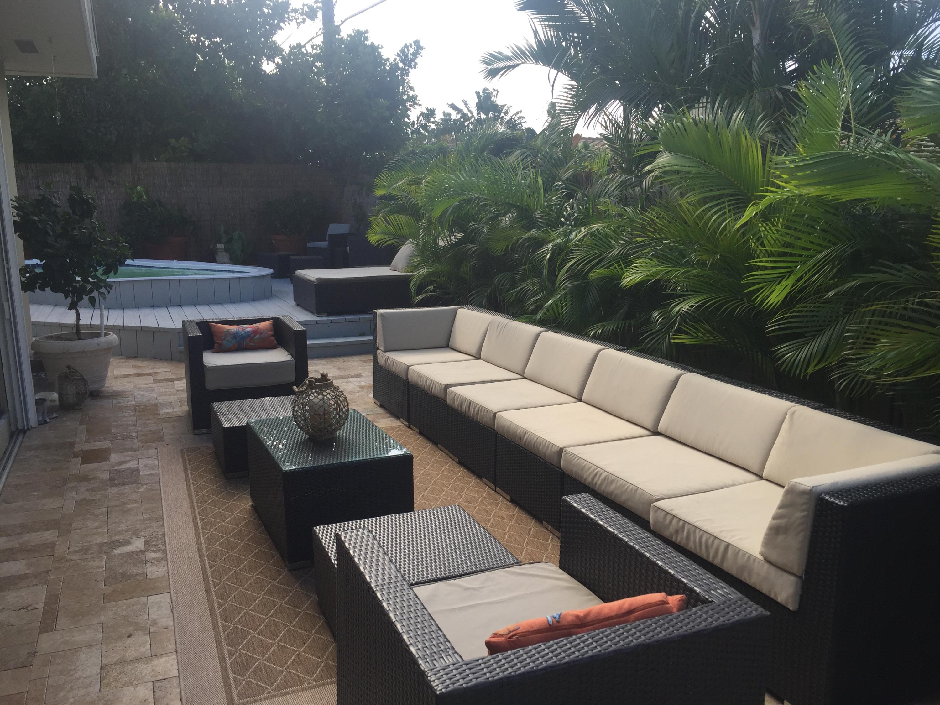 5811 Northeast 21st Road Fort Lauderdale, FL 33308 - Photo 19 of 22 backyard patio