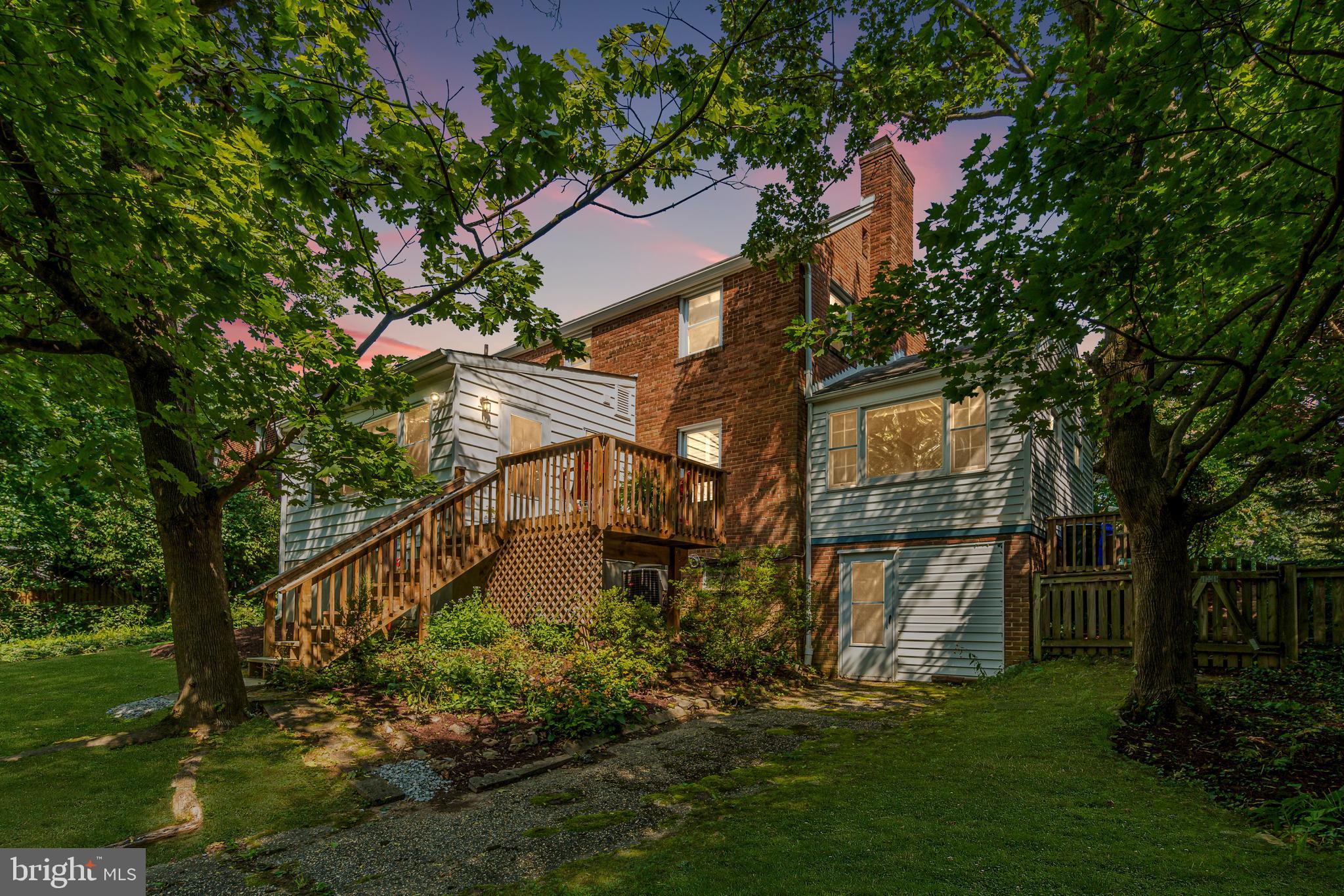 9618 Sutherland Road Silver Spring, MD 20901 - Photo 39 of 52 Rear of home. Looking towards deck and home gym.