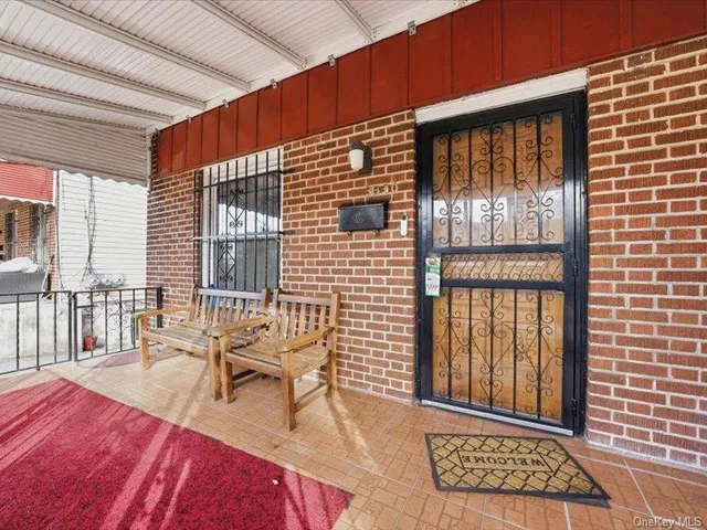 a balcony view with a lake view