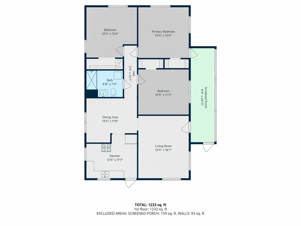 a picture of a floor plan