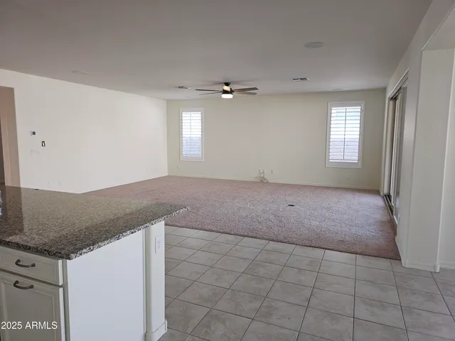 a view of kitchen and utility room