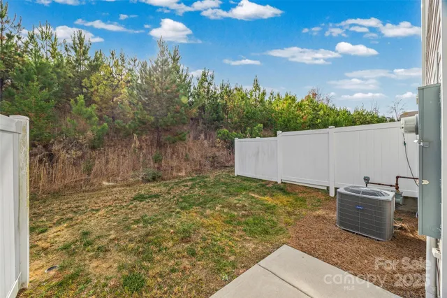 a backyard of a house