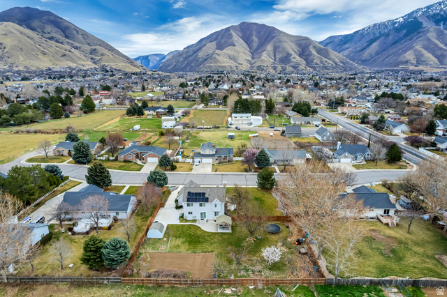 1697 North 500 West Mapleton, UT 84664 - Photo 40 of 50 Aerial view of residential area featuring mountains