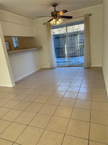 a view of empty room