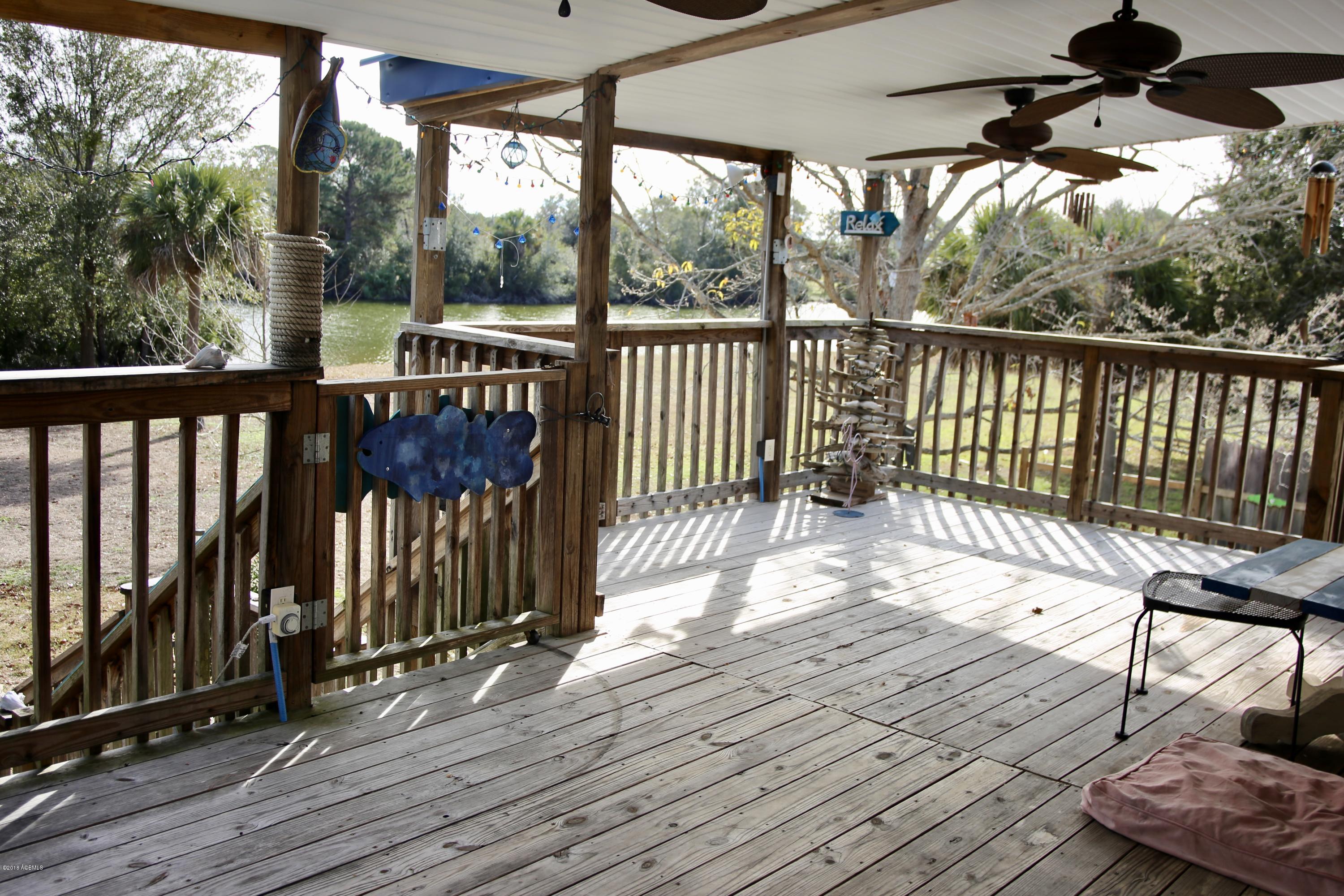 9 View Point Circle St. Helena Island, SC 29920 - Photo 23 of 36 Large Back Porch