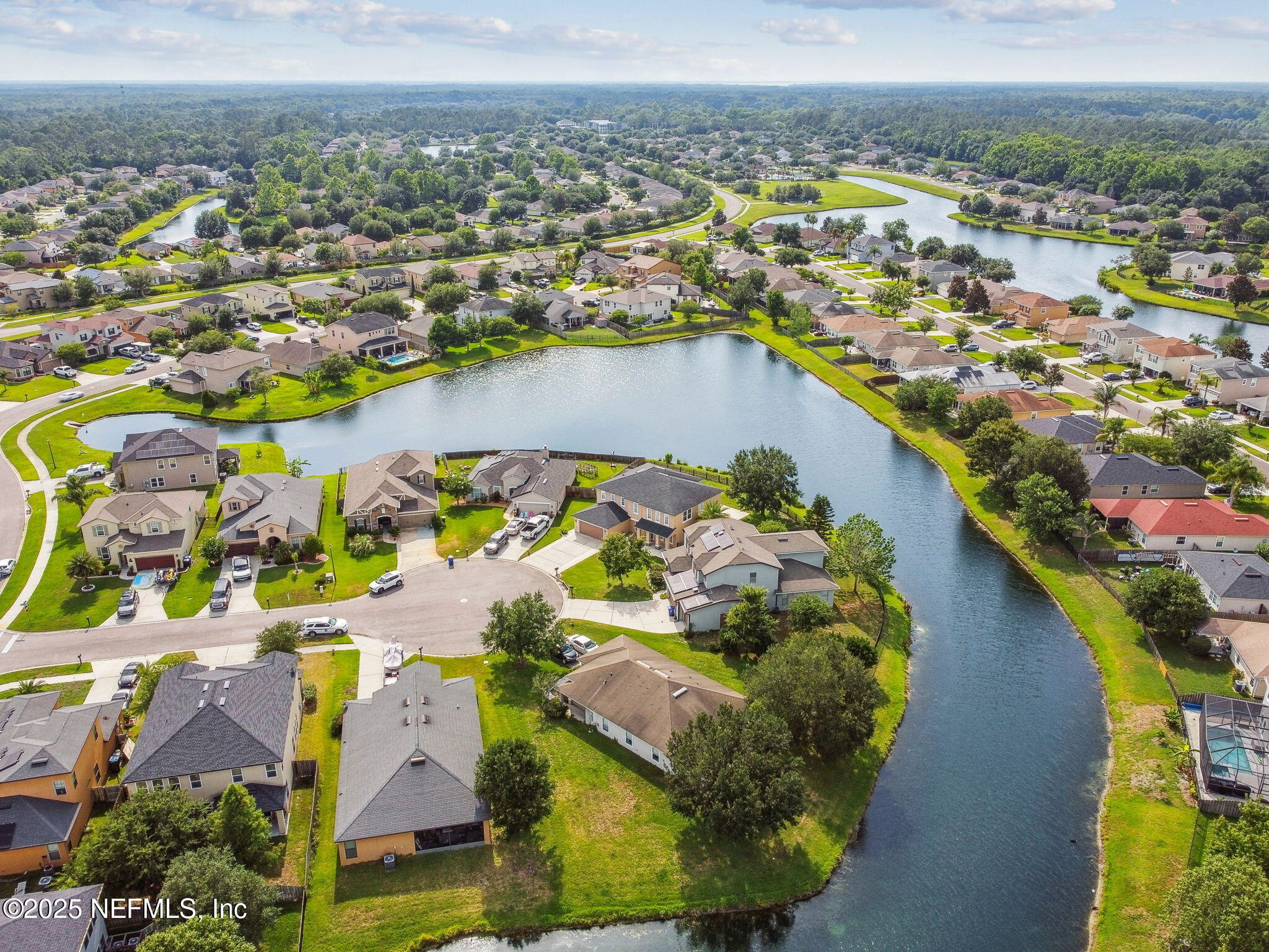 116 Nunna Rock Trail St. Augustine, FL 32092 - Photo 72 of 111 an aerial view of residential houses with outdoor space