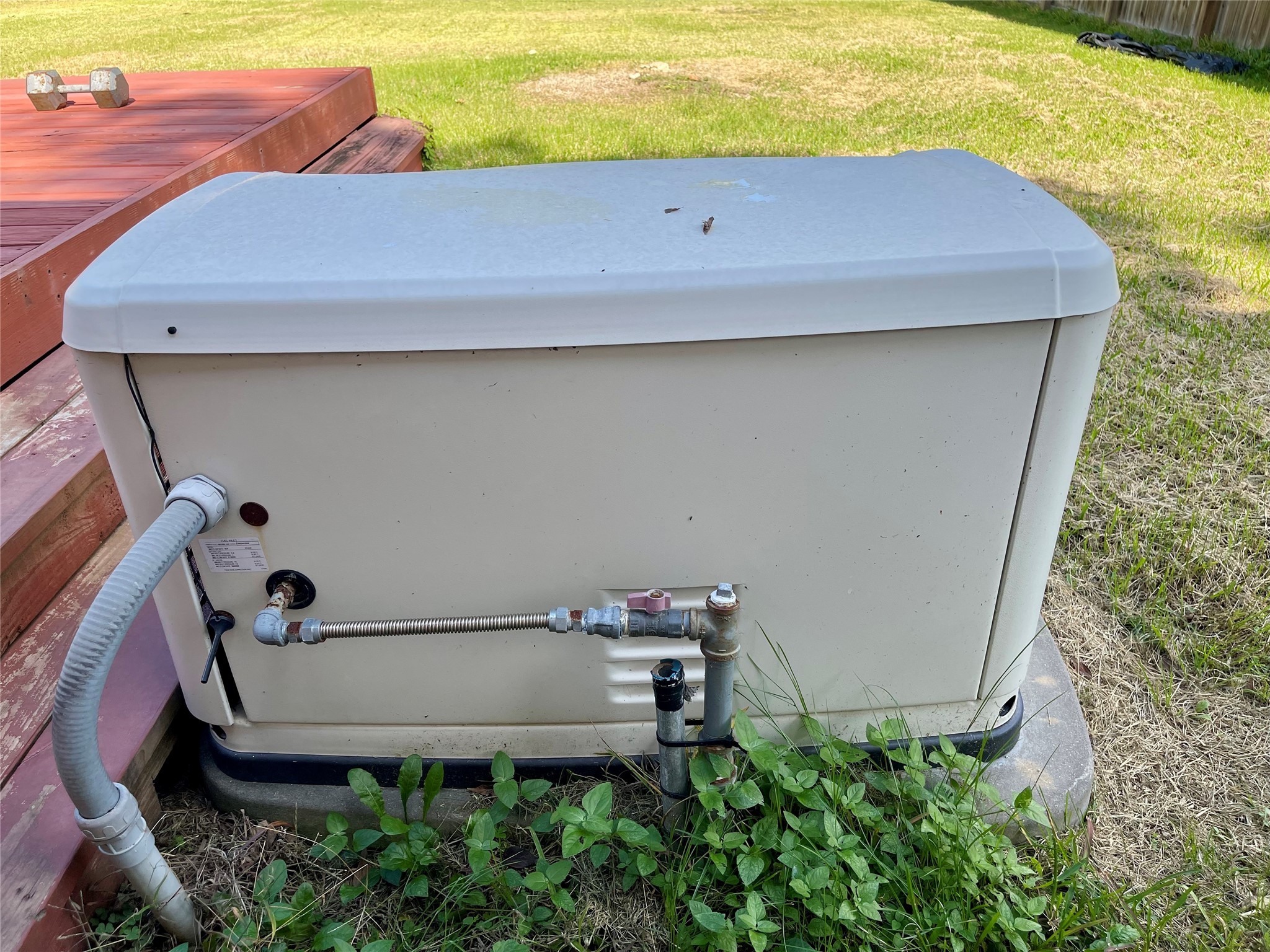 1113 Chevy Chase Drive Angleton, TX 77515 - Photo 32 of 32 Back of Generac