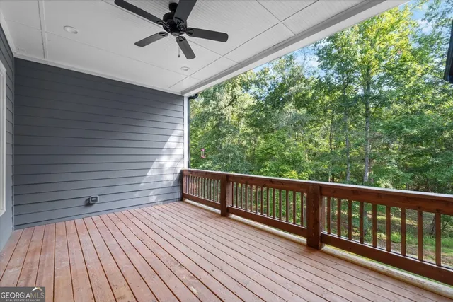 a view of a lake from a window