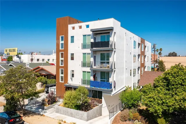 a view of balcony and yard