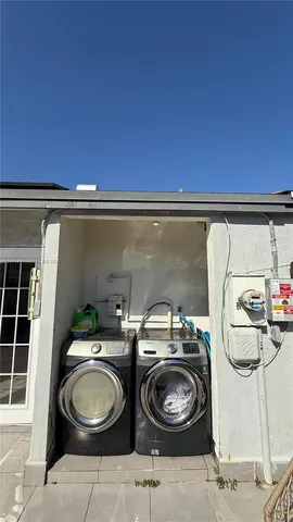 a close view of a sink and a stove