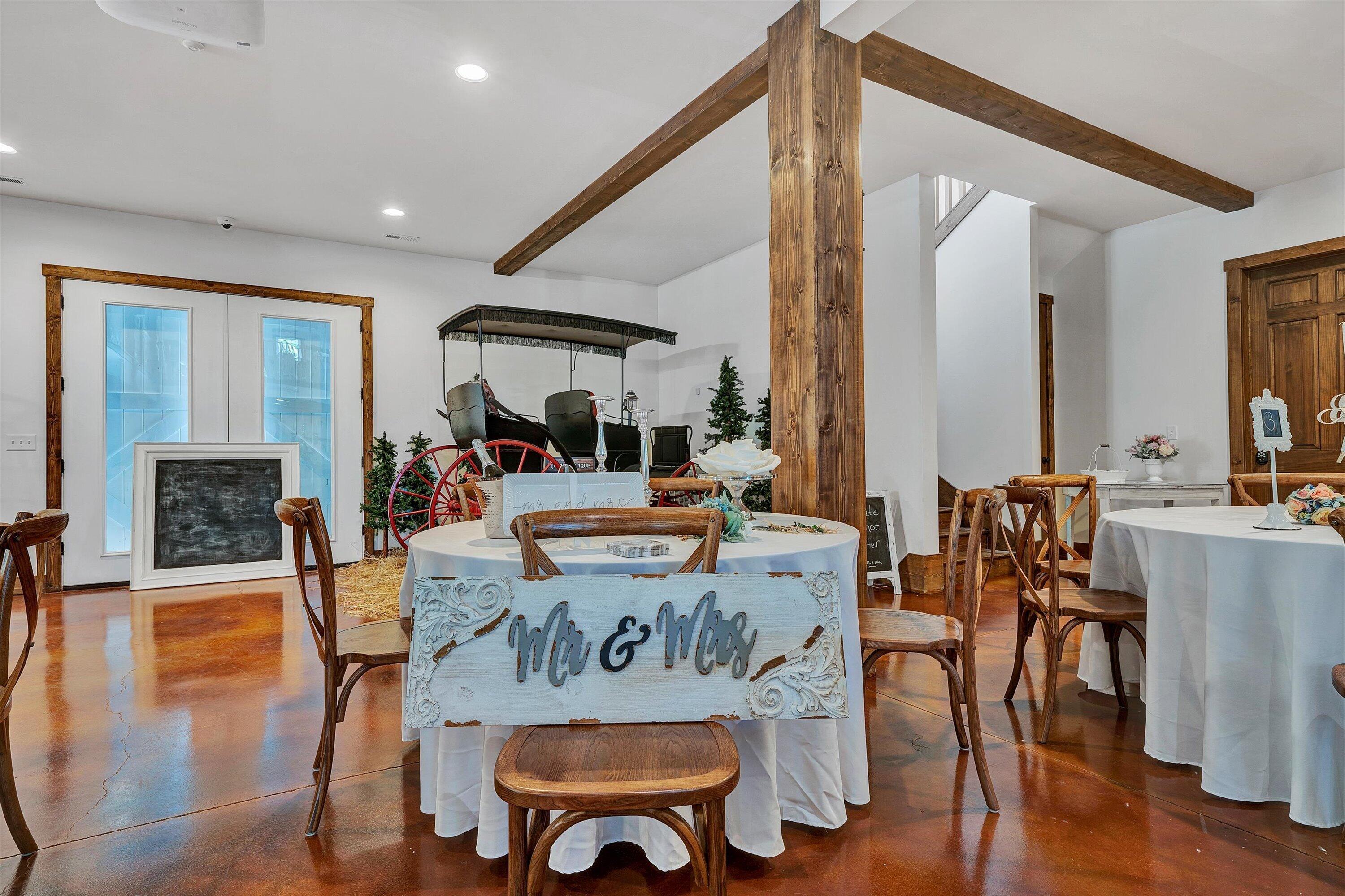 9945 Brooks Mill Road Wirtz, VA 24184 - Photo 14 of 69 a view of a dining room with furniture and wooden floor