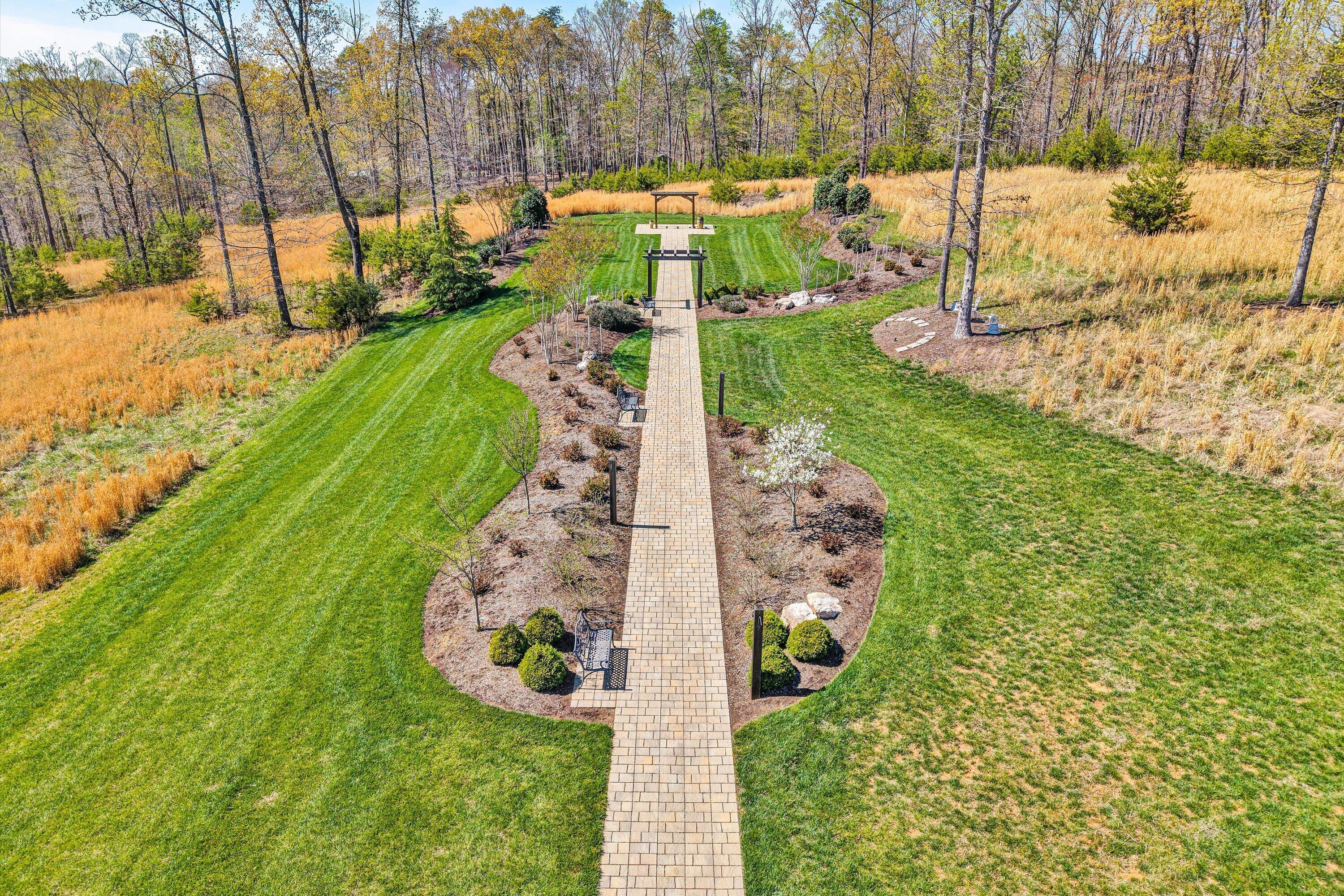 9945 Brooks Mill Road Wirtz, VA 24184 - Photo 5 of 69 a view of yard