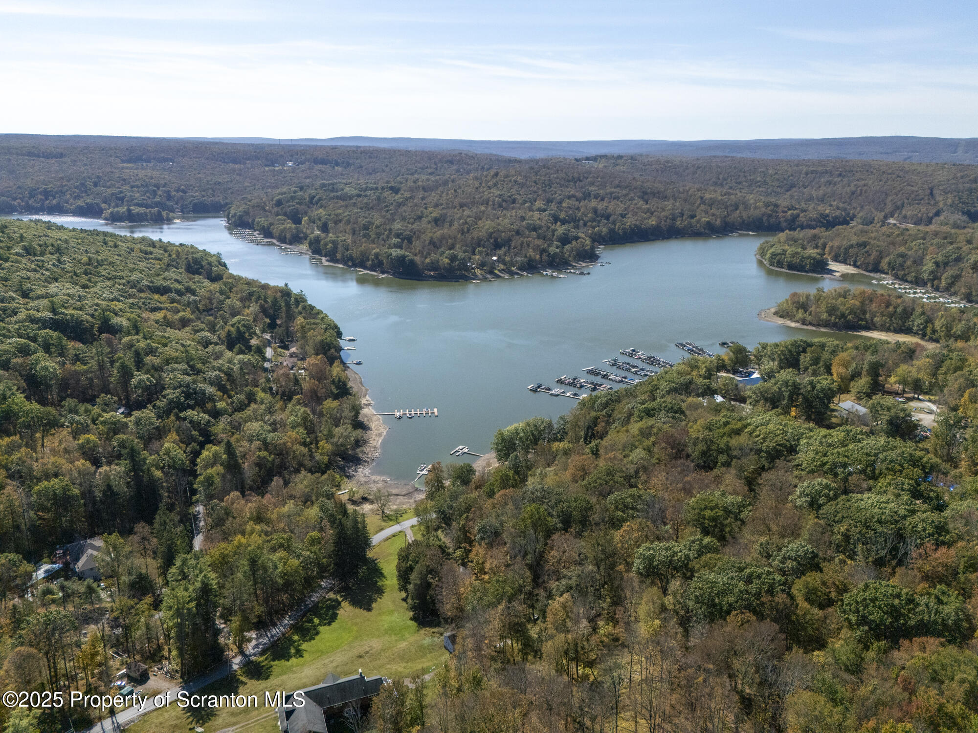 0 Lacawac Road Lake Ariel, PA 18436 - Photo 3 of 66 an aerial view of valley and lake