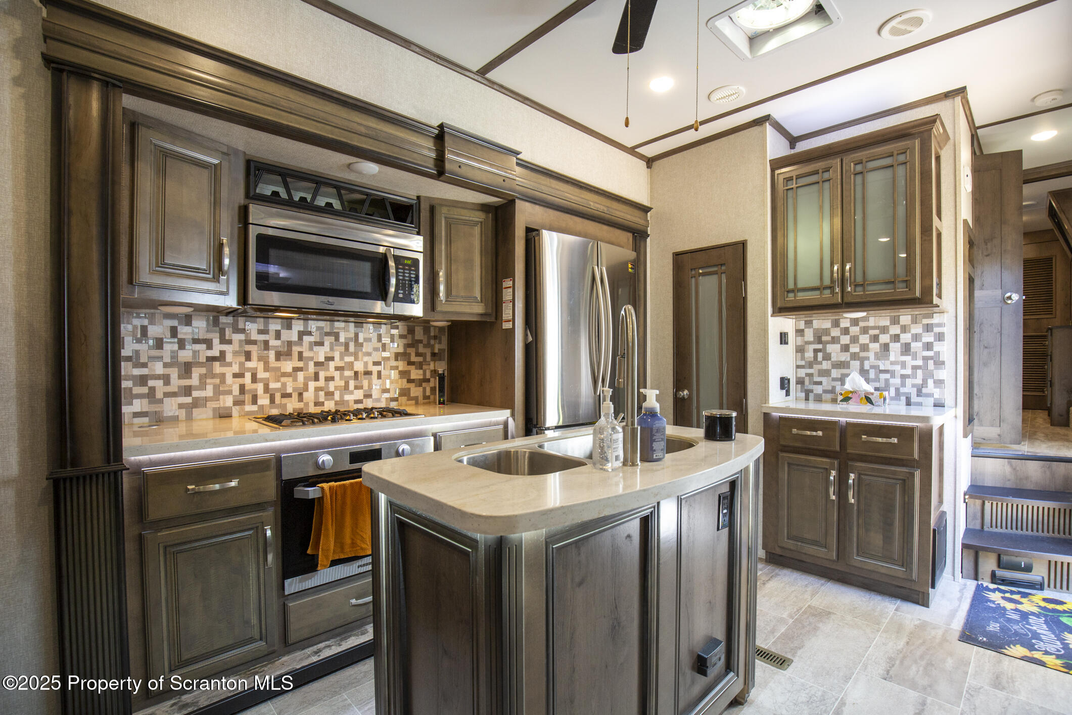0 Lacawac Road Lake Ariel, PA 18436 - Photo 41 of 66 a kitchen with a stove and a sink