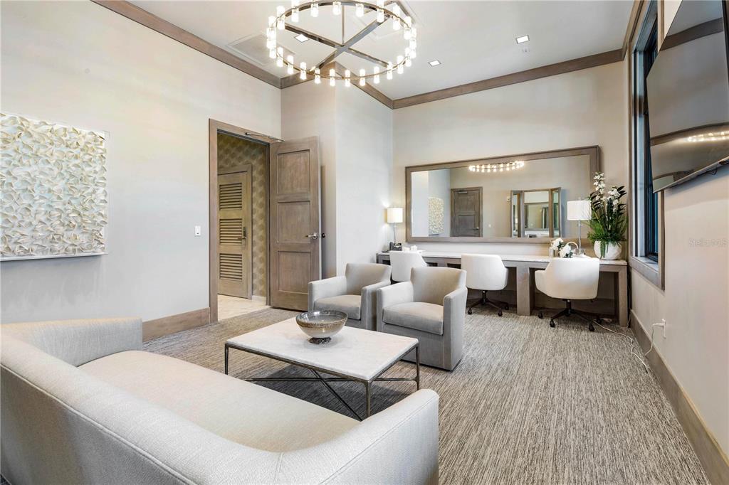 426 Long Cove Road Ormond Beach, FL 32174 - Photo 69 of 73 a living room with furniture and a chandelier
