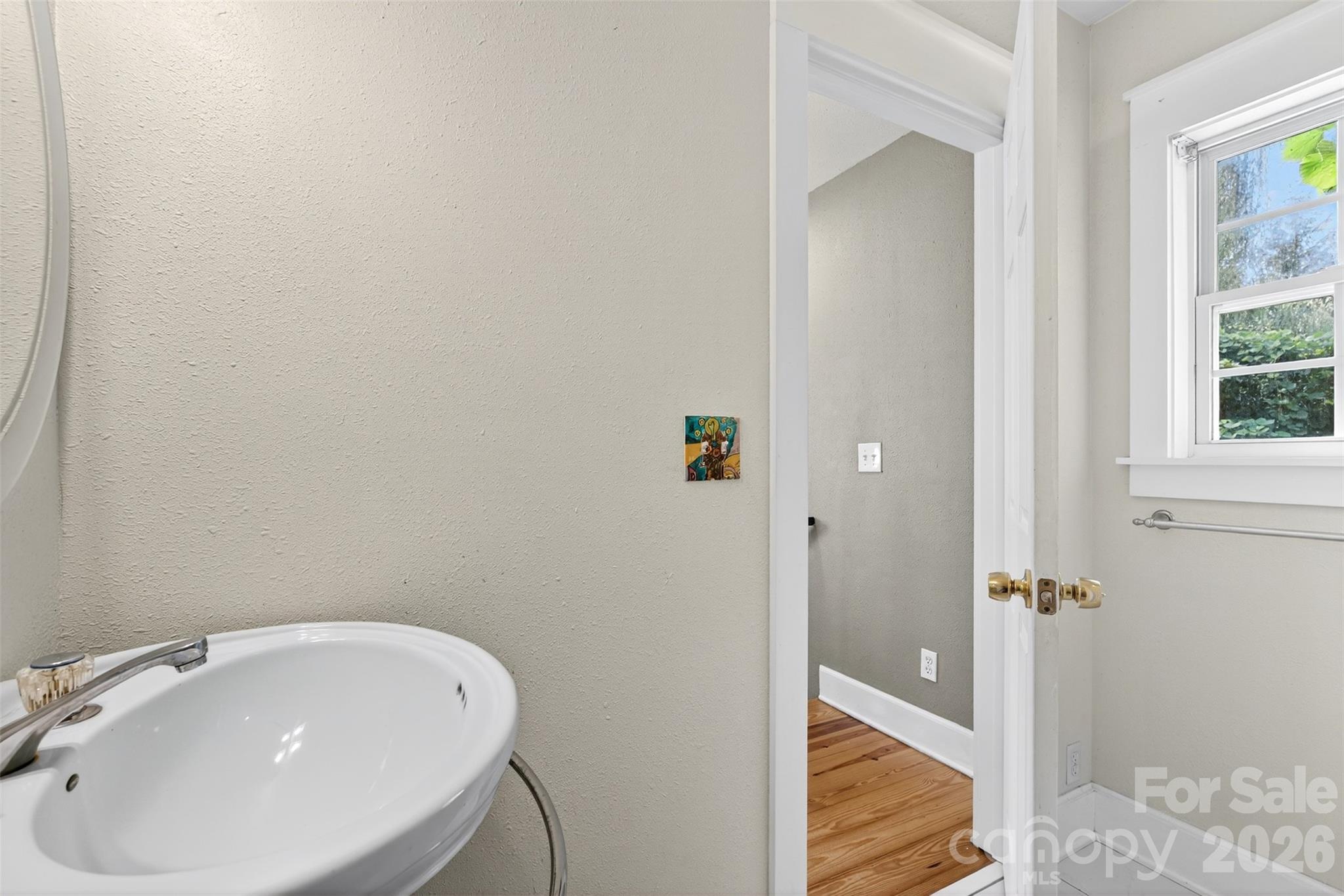 160 East Howard Street Tryon, NC 28782 - Photo 21 of 48 a bathroom with a sink and a mirror