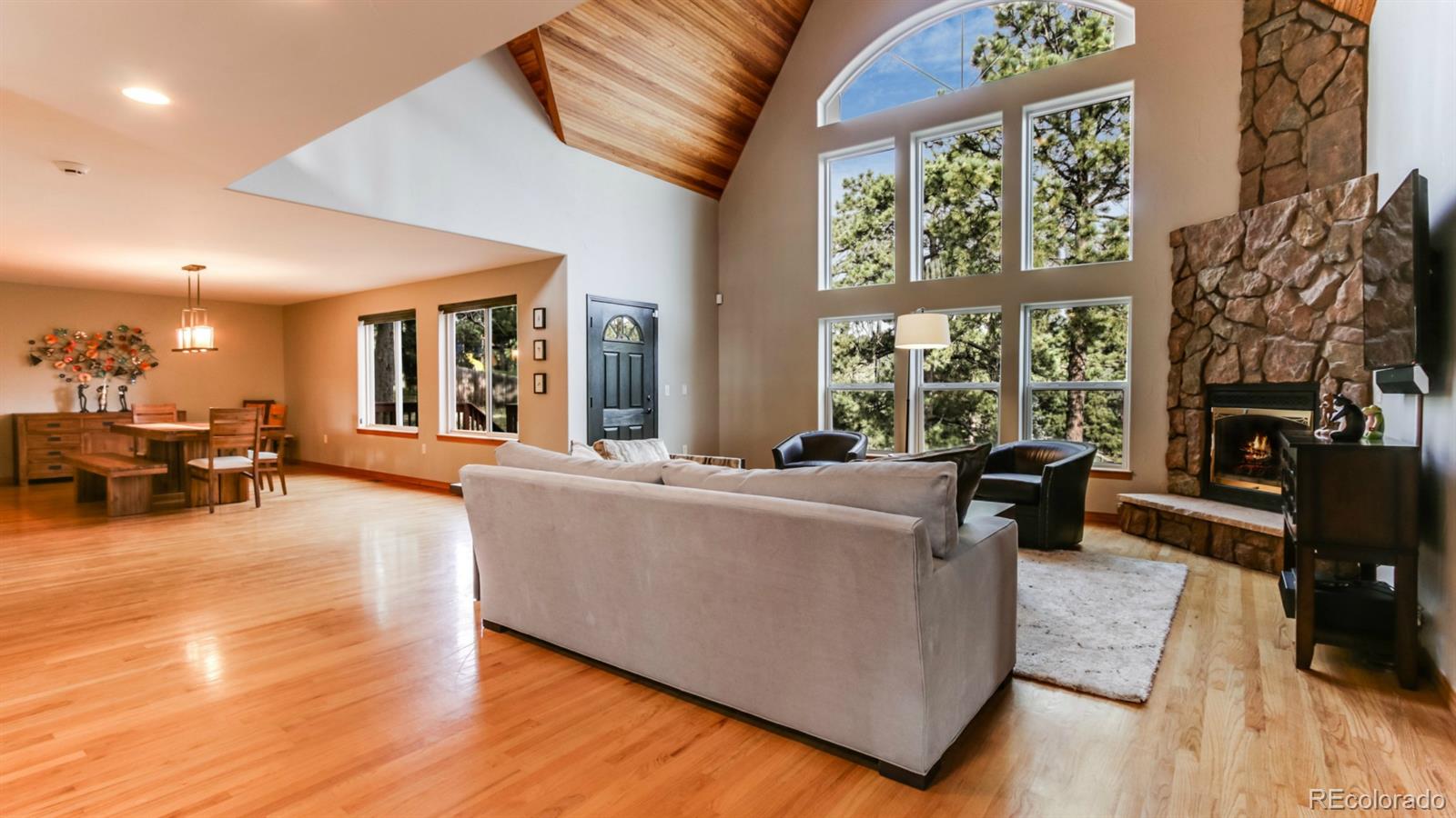 50 South Pine Road Golden, CO 80401 - Photo 13 of 35 a living room with furniture and a large window