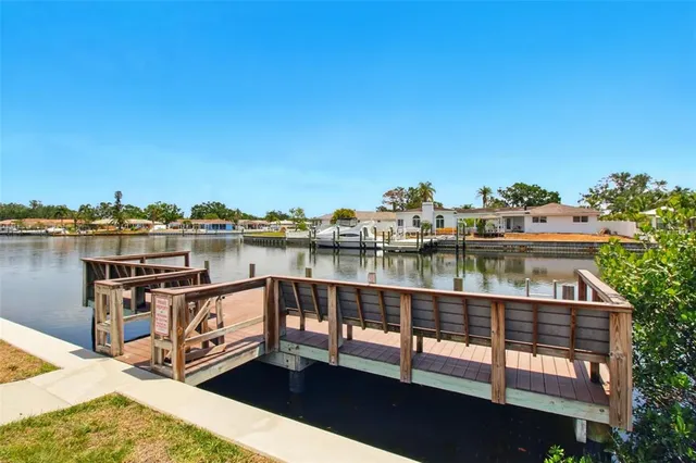 a park with view of lake