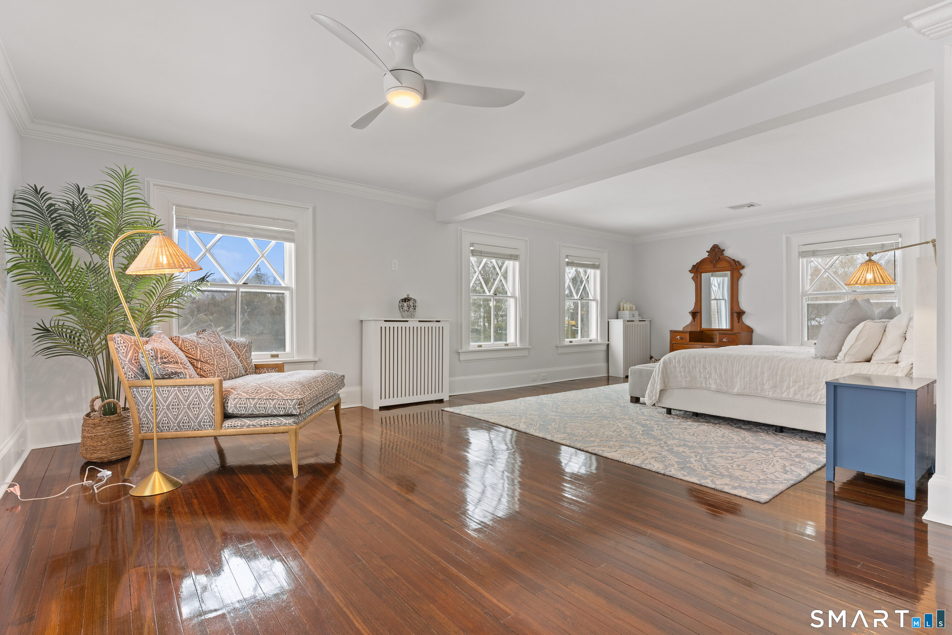 40 Rogers Road Stamford, CT 06902 - Photo 21 of 40 a living room with furniture and a wooden floor