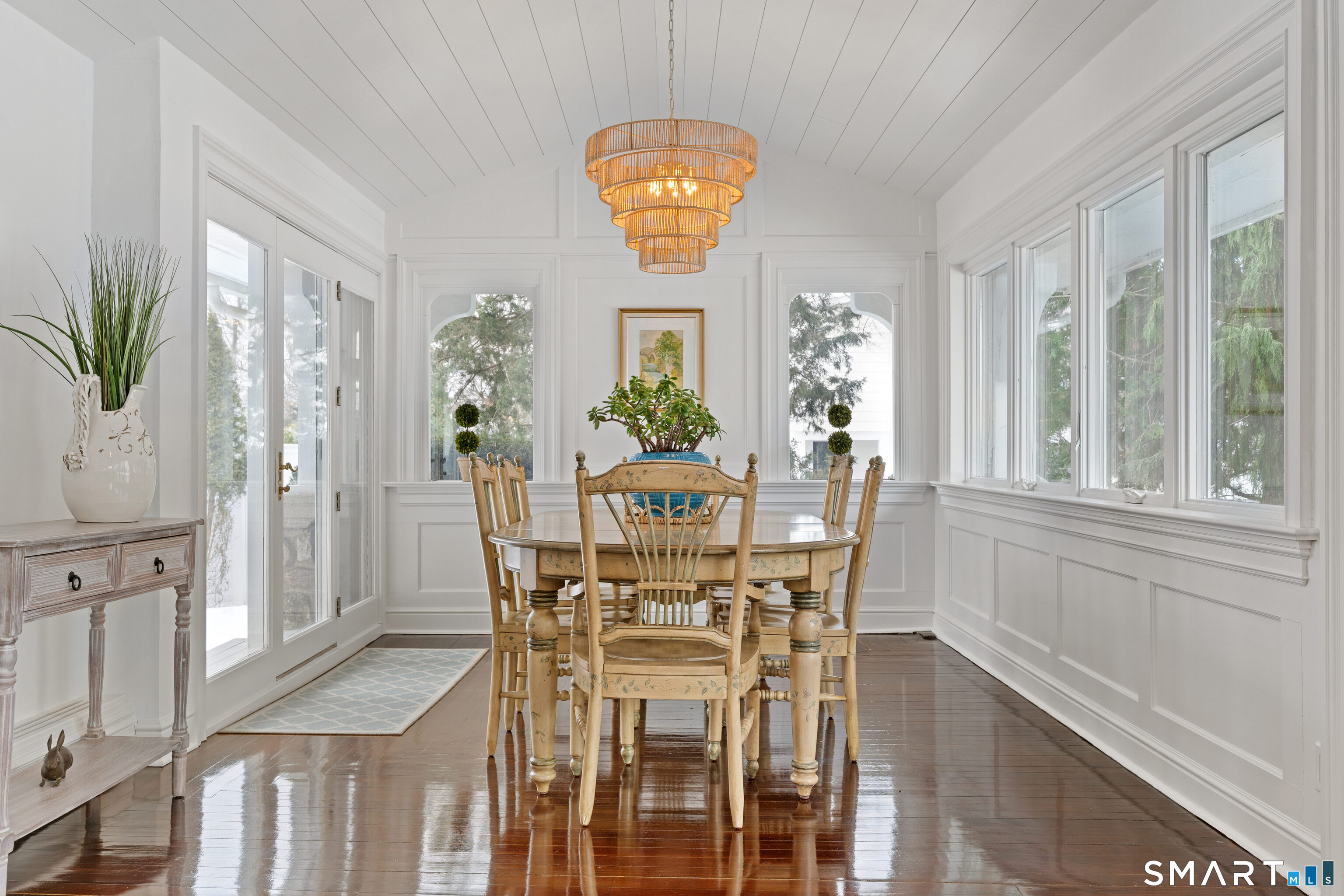 40 Rogers Road Stamford, CT 06902 - Photo 7 of 40 a view of a dining room with furniture window and outside view