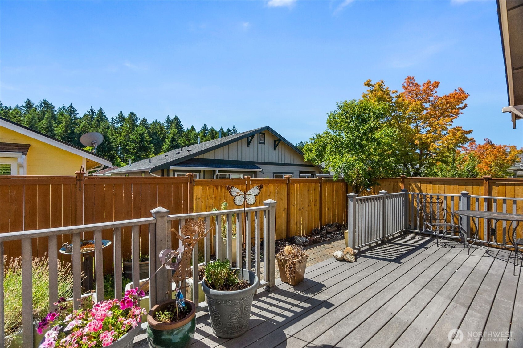 8650 Bainbridge Loop Northeast Lacey, WA 98516 - Photo 27 of 34 a view of a two chairs on the roof deck