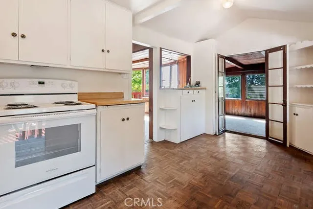 a view of an empty room