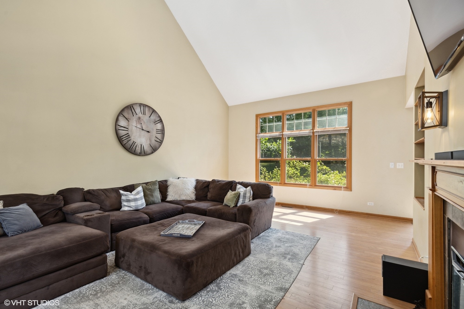 4407 Maple Leaf Drive Johnsburg, IL 60051 - Photo 4 of 17 a living room with furniture and a large window