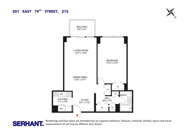 $5,250 | 301 East 79th Street, Unit 21S | Upper East Side