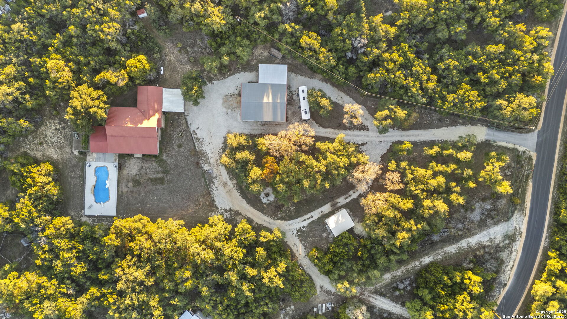 4335 Mail Rte Road Fischer, TX 78623 - Photo 43 of 50 a front view of a house with a yard